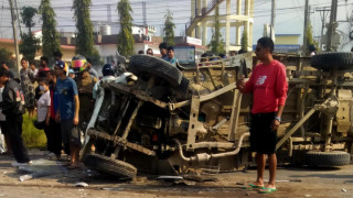 सैनामैनामा दुर्घटना हुँदा ८ जना घाईते, २ को अवस्था गम्भीर