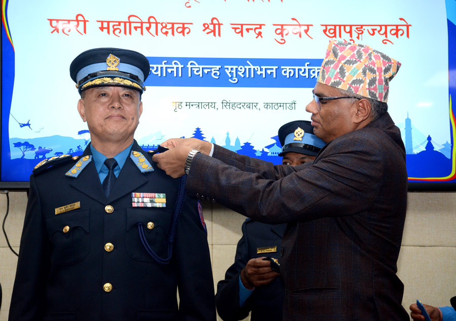 सकेको राम्रो गर्छु तर, नराम्रो गर्नेछैन : प्रहरी महानिरीक्षक चन्द्रकुवेर खापुङ