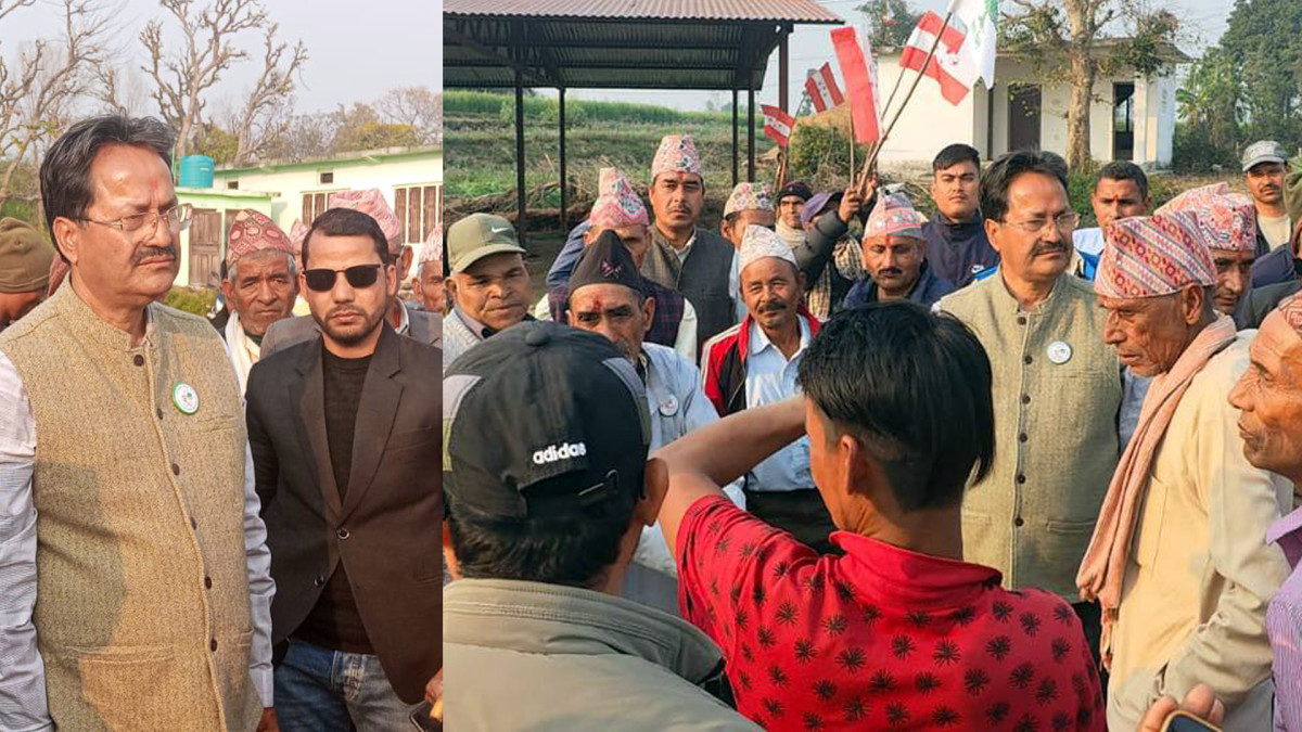 मैले अघि बढाएका धेरै अधुरा काम पूरा गर्न चुनावी मैदानमा फर्किएः एनपी साउद